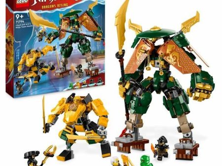 Construction set Lego Ninjago 71794 The Ninjas Lloyd and Arin robot team Hot on Sale