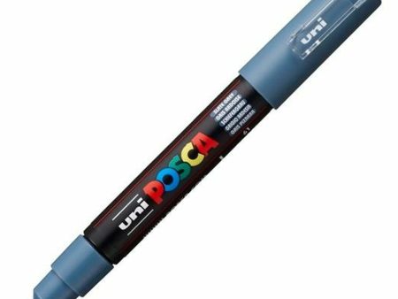 Felt-tip pens POSCA PC-1M Dark grey (6 Units) Online now