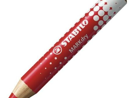 Marker Stabilo Mrakdry 5 Units Red Supply