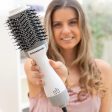 Ionic Dryer and Volumising Brush Volumio InnovaGoods White Grey 1000 W For Discount