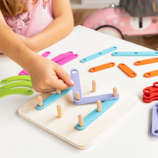 Wooden Set for Making Letters and Numbers Koogame InnovaGoods 27 Pieces Discount