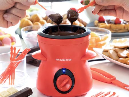 Chocolate Fondue with Accessories Fonlat InnovaGoods Online Hot Sale