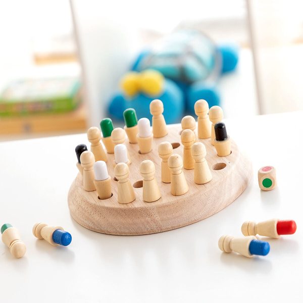 Wooden Memory Chess Taeda InnovaGoods 26 Pieces on Sale