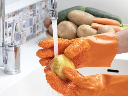 Fruit and Vegetable Cleaning Gloves Glinis InnovaGoods Discount