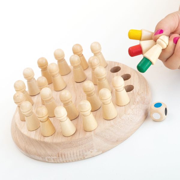 Wooden Memory Chess Taeda InnovaGoods 26 Pieces on Sale