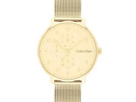 Men s Watch Calvin Klein 25200403 Golden Sale