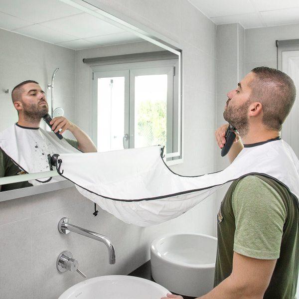 Beard-Trimming Bib with Suction Cups Bibdy InnovaGoods For Discount