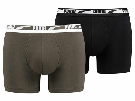 Men s Boxer Shorts Puma Multilogo 2 Pieces Discount