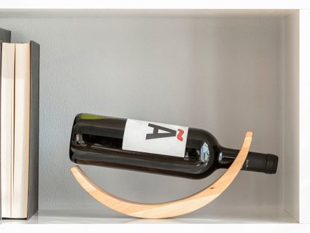 Floating Wooden Wine Bottle Holder Woolance InnovaGoods Online now