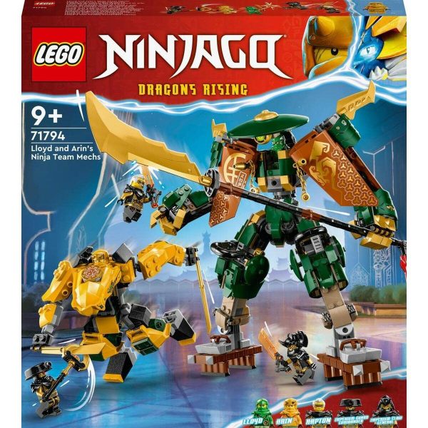 Construction set Lego Ninjago 71794 The Ninjas Lloyd and Arin robot team Hot on Sale