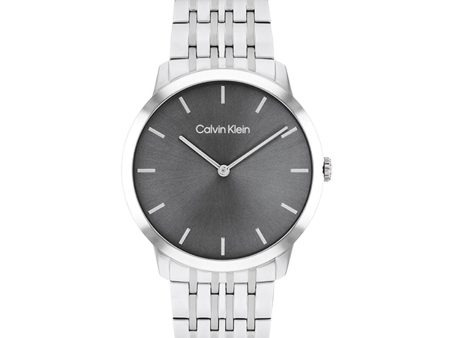 Men s Watch Calvin Klein 25300006 Grey Silver (Ø 40 mm) Supply