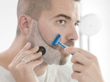 Hipster Barber Beard Template for Shaving InnovaGoods Sale