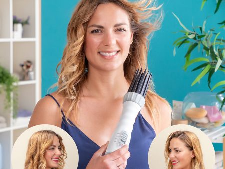 3-in-1 Drying, Styling and Curling Hairbrush Dryple InnovaGoods 550 W Online Hot Sale