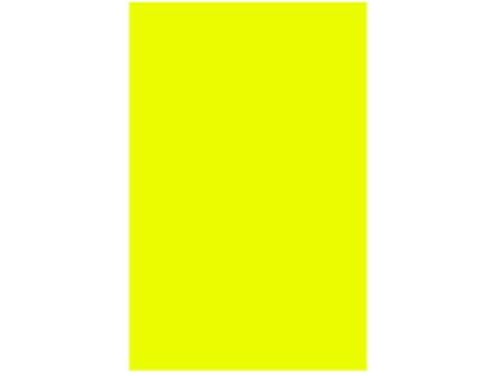 Card Iris Fluorescent Yellow 50 x 65 cm Fashion