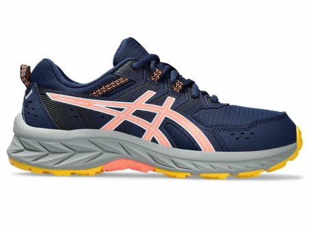 Running Shoes for Kids Asics Pre Venture 9 Gs Blue Fashion