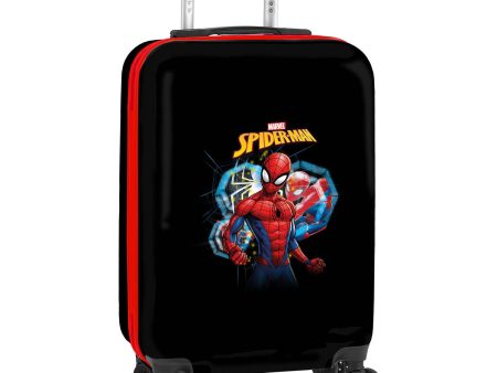 Cabin suitcase Spider-Man Hero Black 20   34,5 x 55 x 20 cm For Sale