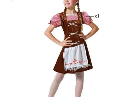 Children s costume Brown German Waitress on Sale