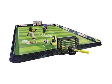 Playset Playmobil Sports & Action Football Pitch 63 Pieces 71120 For Sale