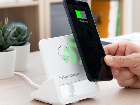 Multi-position Wireless Charger with Support Base Pomchar InnovaGoods on Sale