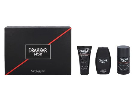 Men s Perfume Set Guy Laroche EDT Drakkar Noir 3 Pieces Online now