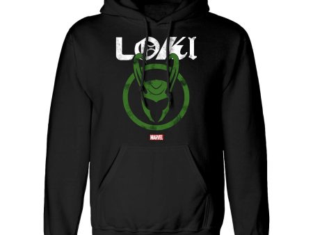 Unisex Hoodie Marvel Distressed Logo Black Supply