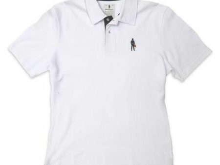 Men’s Short Sleeve Polo Shirt OMP Driver Icon White Cheap