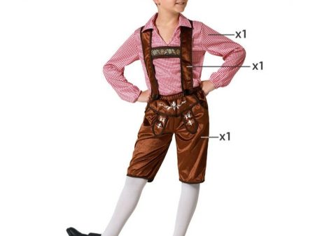 Children s costume Brown German on Sale