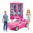 Dolls Set Barbie GVK05 Figures x 2 Car Cupboard Discount