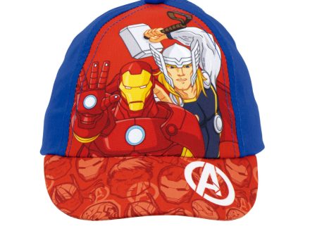 Child Cap The Avengers Infinity 44-46 cm Red Black For Discount