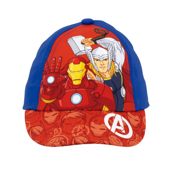 Child Cap The Avengers Infinity 44-46 cm Red Black For Discount