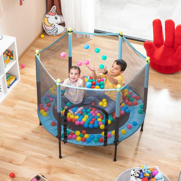 Kids Trampoline with Safety Enclosure Kidine InnovaGoods on Sale