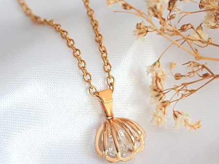 Ocean Treasure  24 Karats Seashell Necklace Online