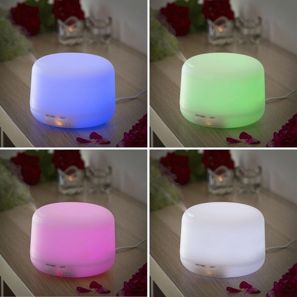 Aroma Diffuser Humidifier with Multicolour LED Steloured InnovaGoods Online Sale