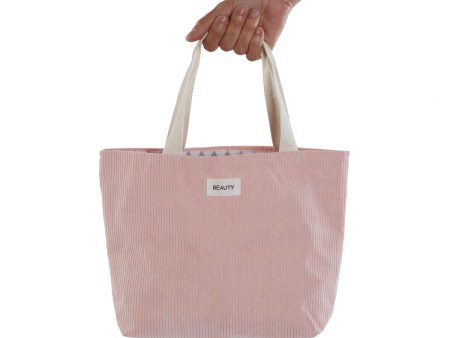 Bag Versa Corduroy Pink 9 x 22 x 23 cm For Discount