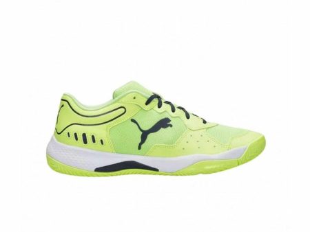 Adult s Padel Trainers Puma SOLARSMASH RCT 107297 01  Yellow Men Cheap