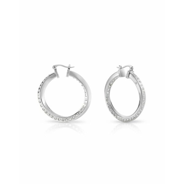 Ladies  Earrings Guess JUBE01486JWRHT-U Online Hot Sale