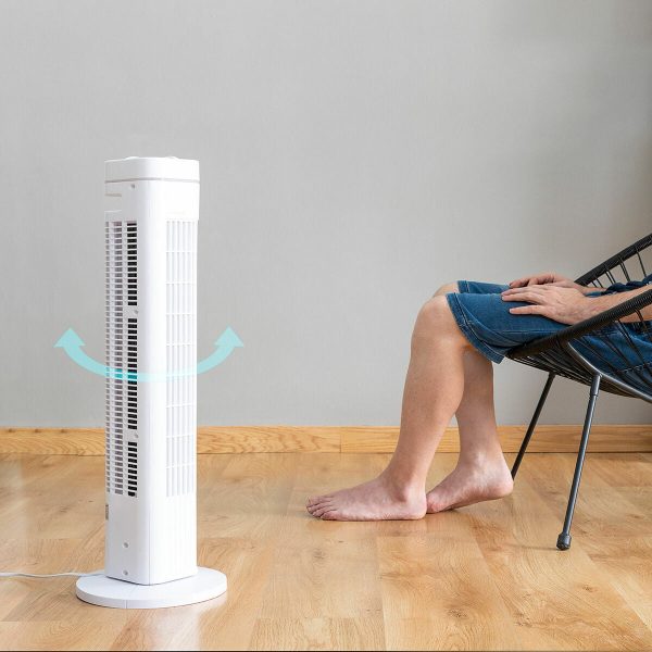 Tower ventilator Fankol InnovaGoods White 50 W Online now