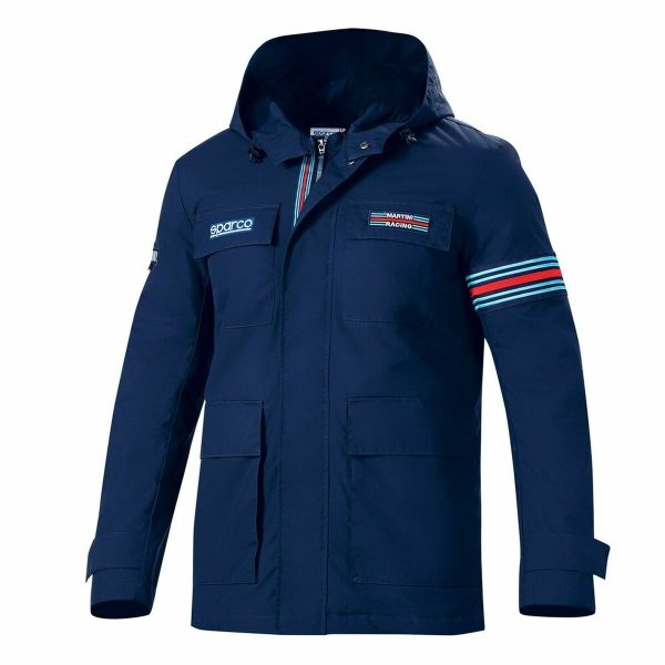 Jacket Sparco Martini Racing Navy Blue M Online Hot Sale