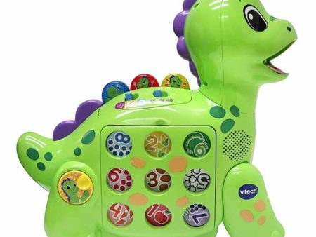 Interactive Toy Vtech 35 x 13,3 x 33 cm Green Dinosaur Interactive Toy Drawing Magnetic Apple on Sale