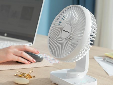 Rechargeable Desk Fan Fanrec InnovaGoods Ø5,4   3600 mAh   13,3 W on Sale