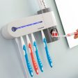 UV Toothbrush Steriliser with Stand and Toothpaste Dispenser Smiluv InnovaGoods Online Hot Sale