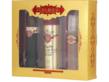 Men s Perfume Set Cuba Royal EDT 3 Pieces Online Hot Sale