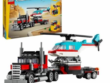 Playset Lego 31146 Creator Platform Truck with Helicopter 270 Pieces For Discount