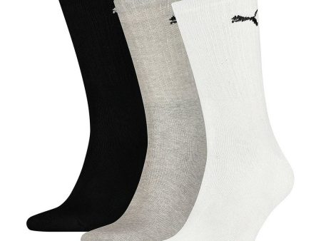 Sports Socks Puma White cotton and polyester (3 pcs) For Sale