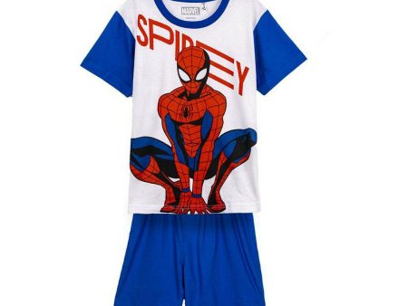 Children s Pyjama Spider-Man Blue Discount