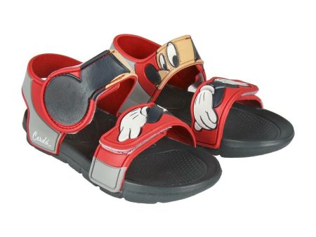 Children s sandals Mickey Mouse Red Online Sale