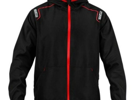 Adult-sized Jacket Sparco Stopper Black (Size XXL) For Sale