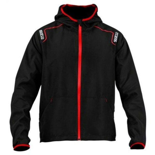 Adult-sized Jacket Sparco Stopper Black (Size XXL) For Sale