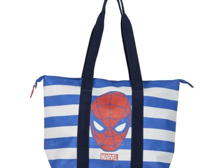 Beach Bag Marvel Red Blue 48 x 5 x 32 cm Discount