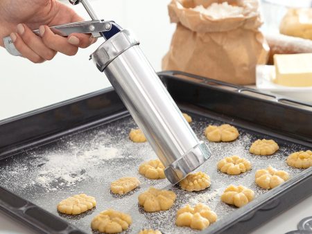 2-in-1 Biscuit Maker and Piping Gun Prekies InnovaGoods For Sale